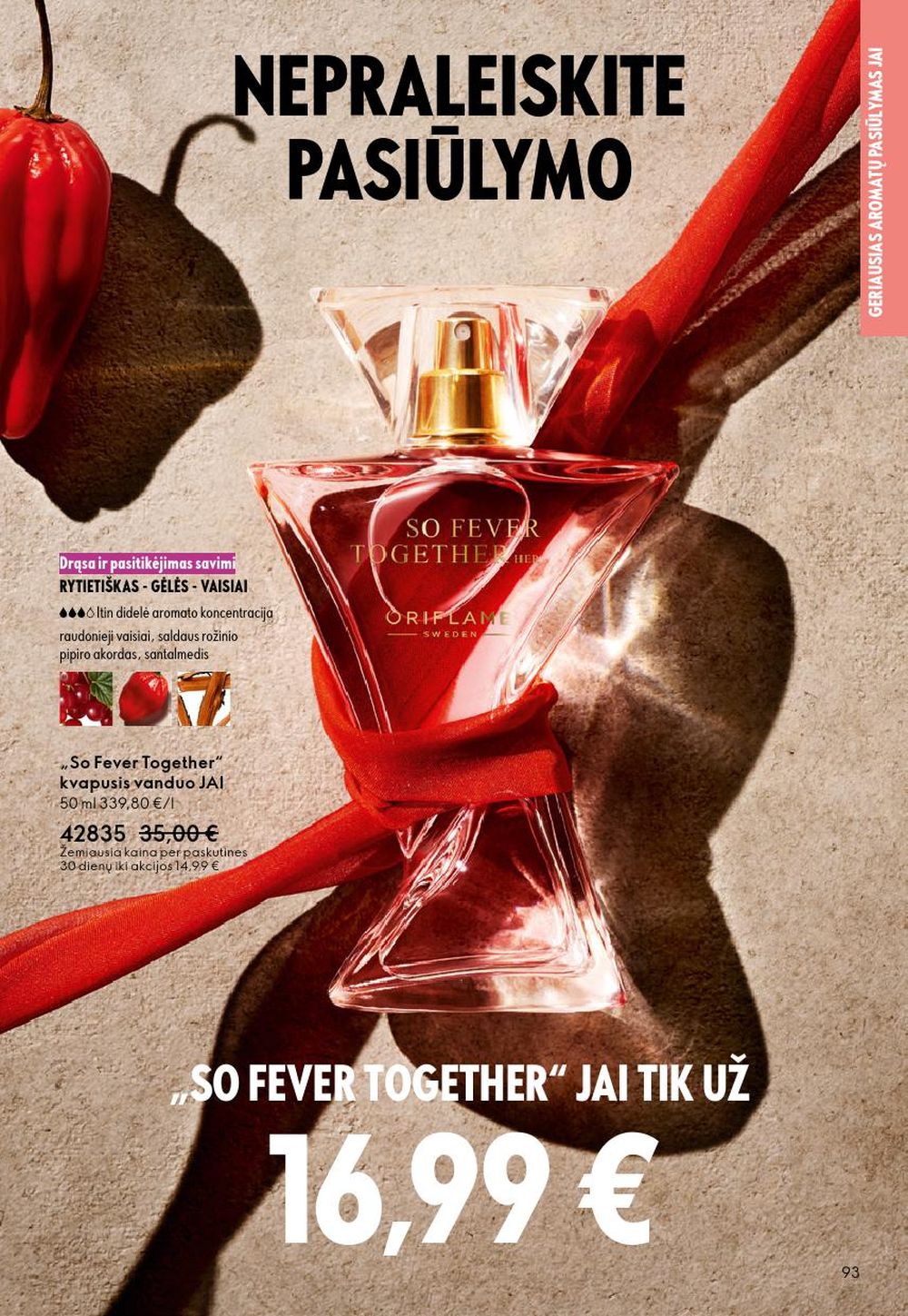 oriflame - ORIFLAME - Katalogas (2025 09 14 - 2025 10 07) - page: 93