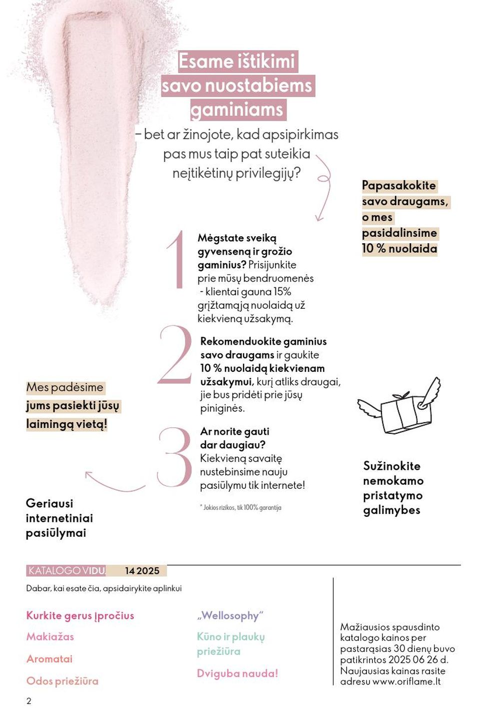 oriflame - ORIFLAME - Katalogas (2025 10 08 - 2025 10 28) - page: 2 oriflame - ORIFLAME - Katalogas (2025 10 08 - 2025 10 28) - page: 2