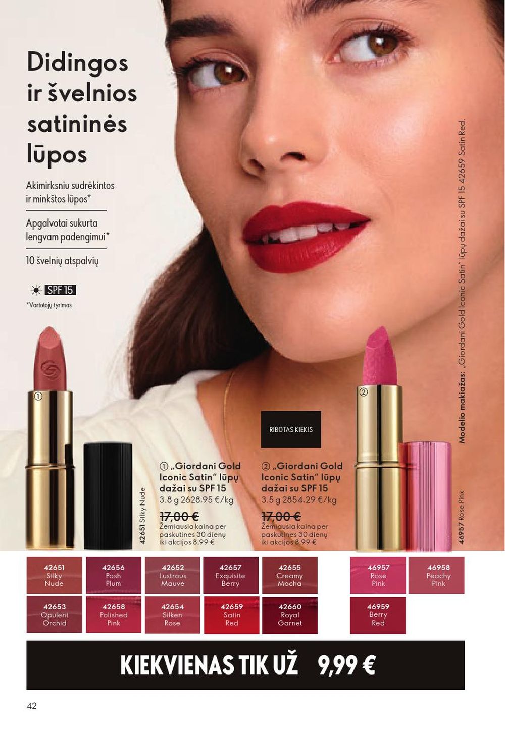 oriflame - ORIFLAME - Katalogas (2025 10 29 - 2025 11 18) - page: 42