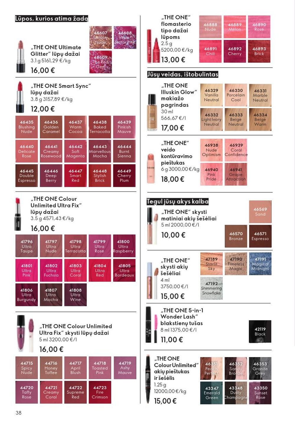 oriflame - ORIFLAME - Katalogas (2025 10 29 - 2025 11 18) - page: 38