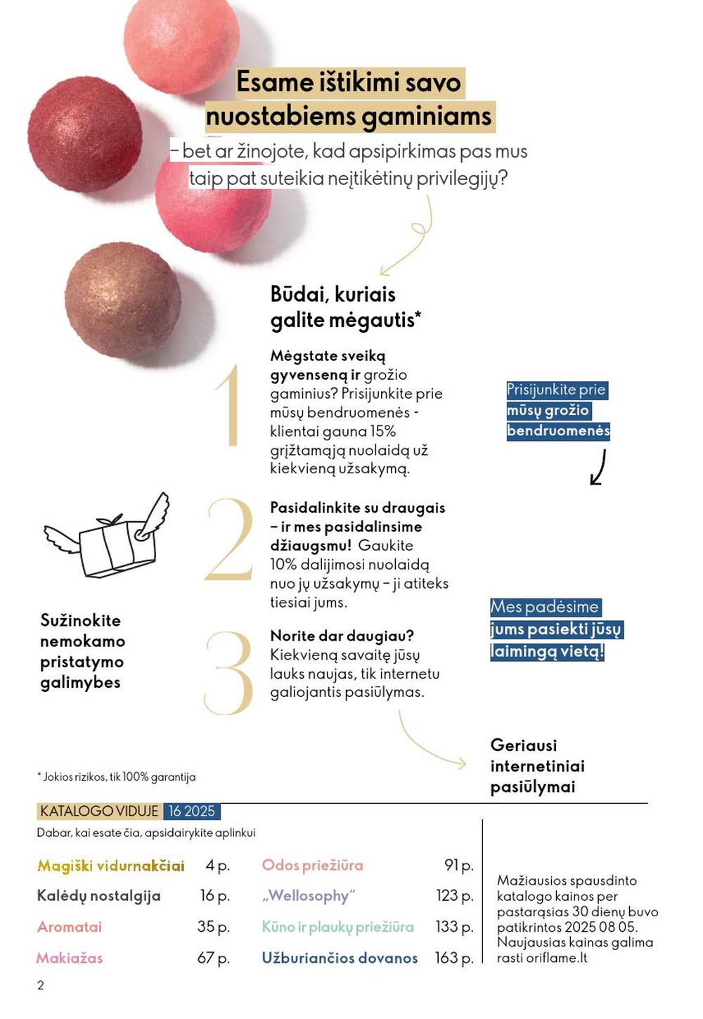 oriflame - ORIFLAME - Katalogas (2025 11 19 - 2025 12 09) - page: 2