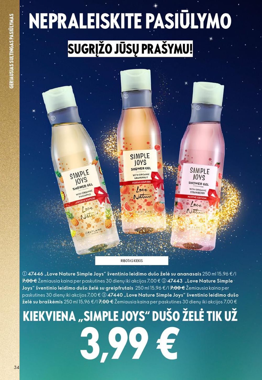 oriflame - ORIFLAME - Katalogas (2025 11 19 - 2025 12 09) - page: 34