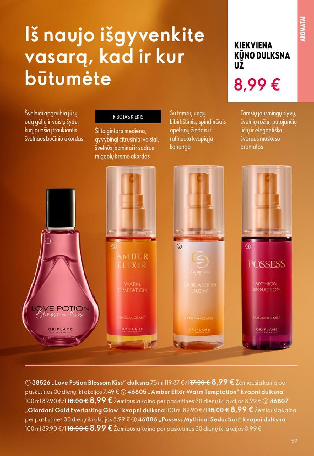 oriflame - ORIFLAME - Katalogas (2025 11 19 - 2025 12 09) - page: 59