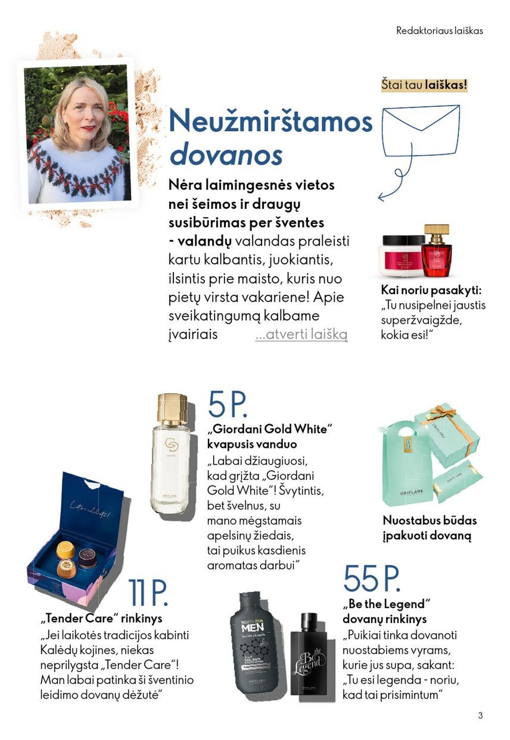 oriflame - ORIFLAME - Katalogas (2025 12 10 - 2025 12 30) - page: 3