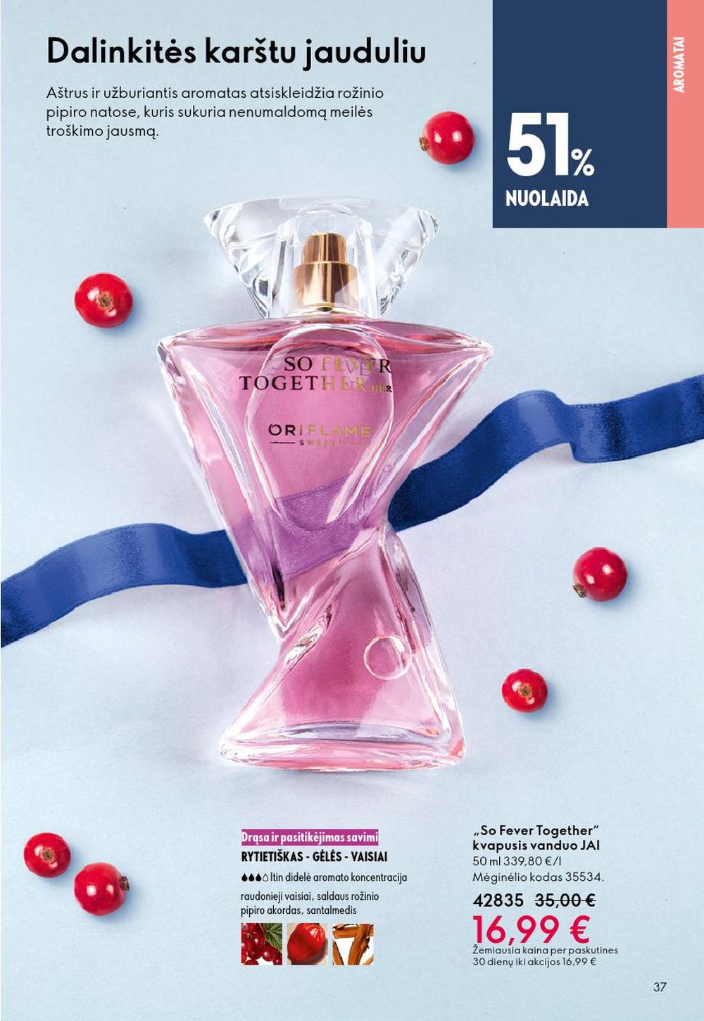 oriflame - ORIFLAME - Katalogas (2025 12 10 - 2025 12 30) - page: 37