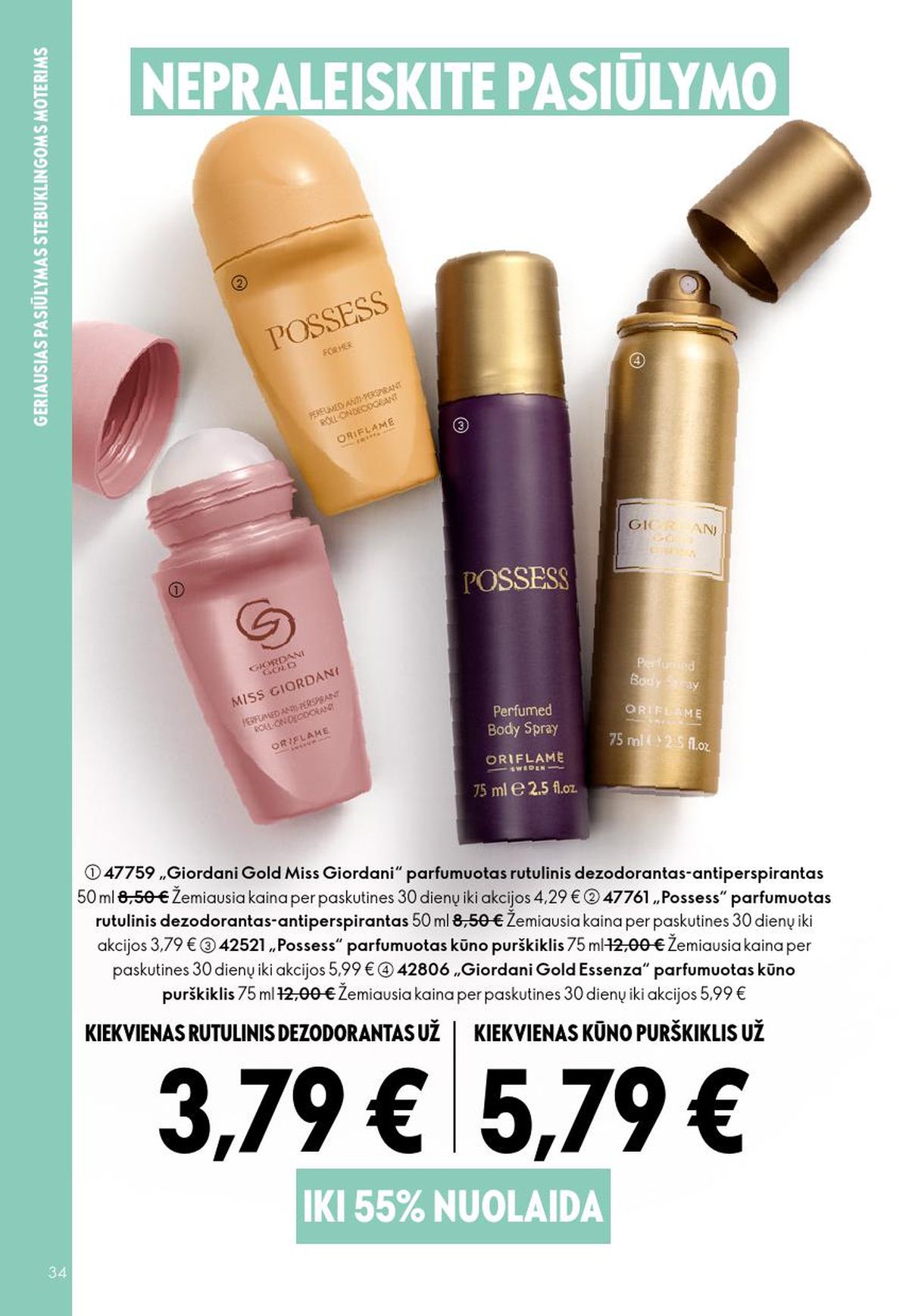 oriflame - ORIFLAME - Katalogas (2026 02 18 - 2026 03 10) - page: 34