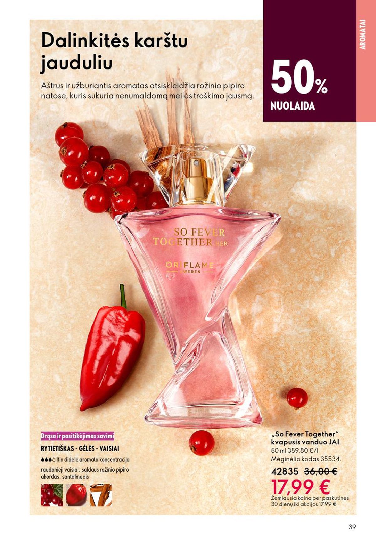 oriflame - ORIFLAME - Katalogas (2026 03 11 - 2026 03 31) - page: 39