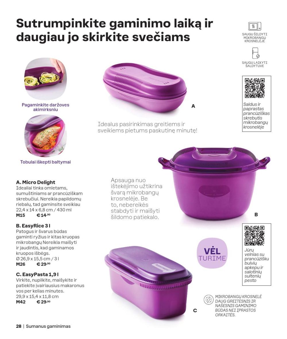 tupperware - TUPPERWARE - Ruduo/Žiema 2024/25 - page: 28