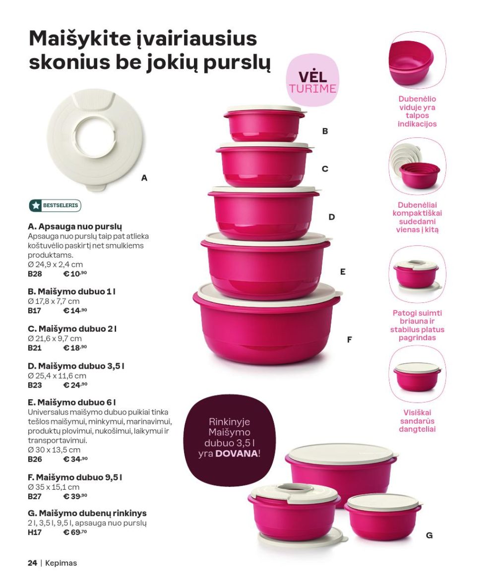 tupperware - TUPPERWARE - Ruduo/Žiema 2024/25 - page: 24