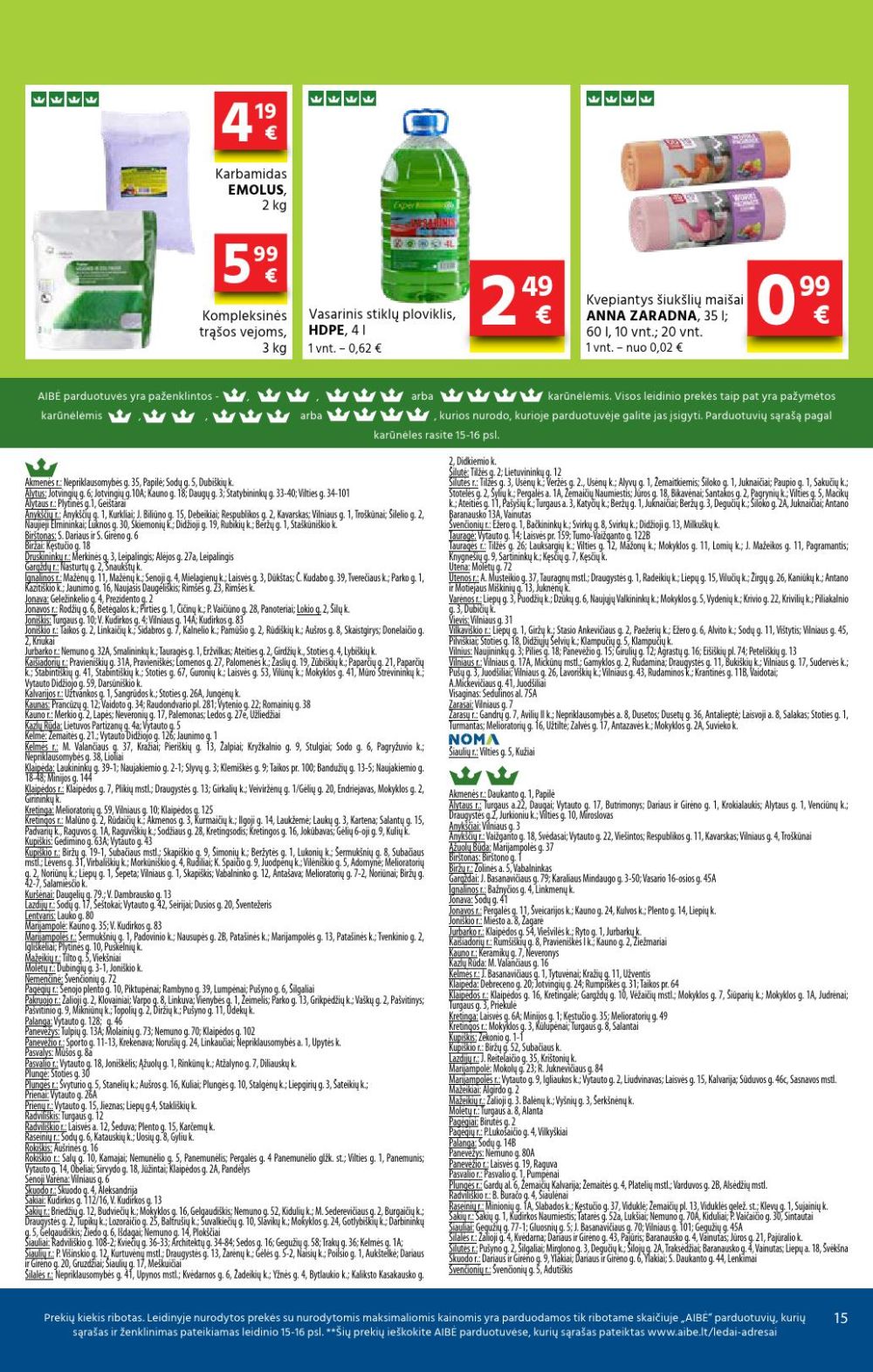 aibe - AIBĖ - Leidinys Nr.8 (2025 04 24 - 2025 05 06) - page: 15