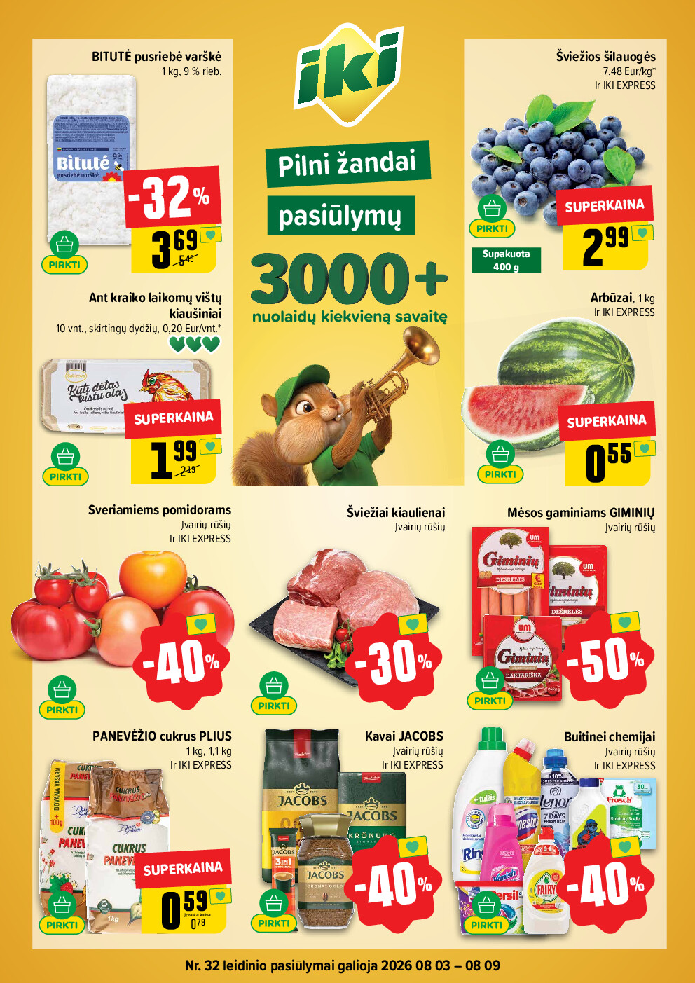 iki - IKI Kainų leidinys Nr. 32 (2026-08-03 - 2026-08-09)