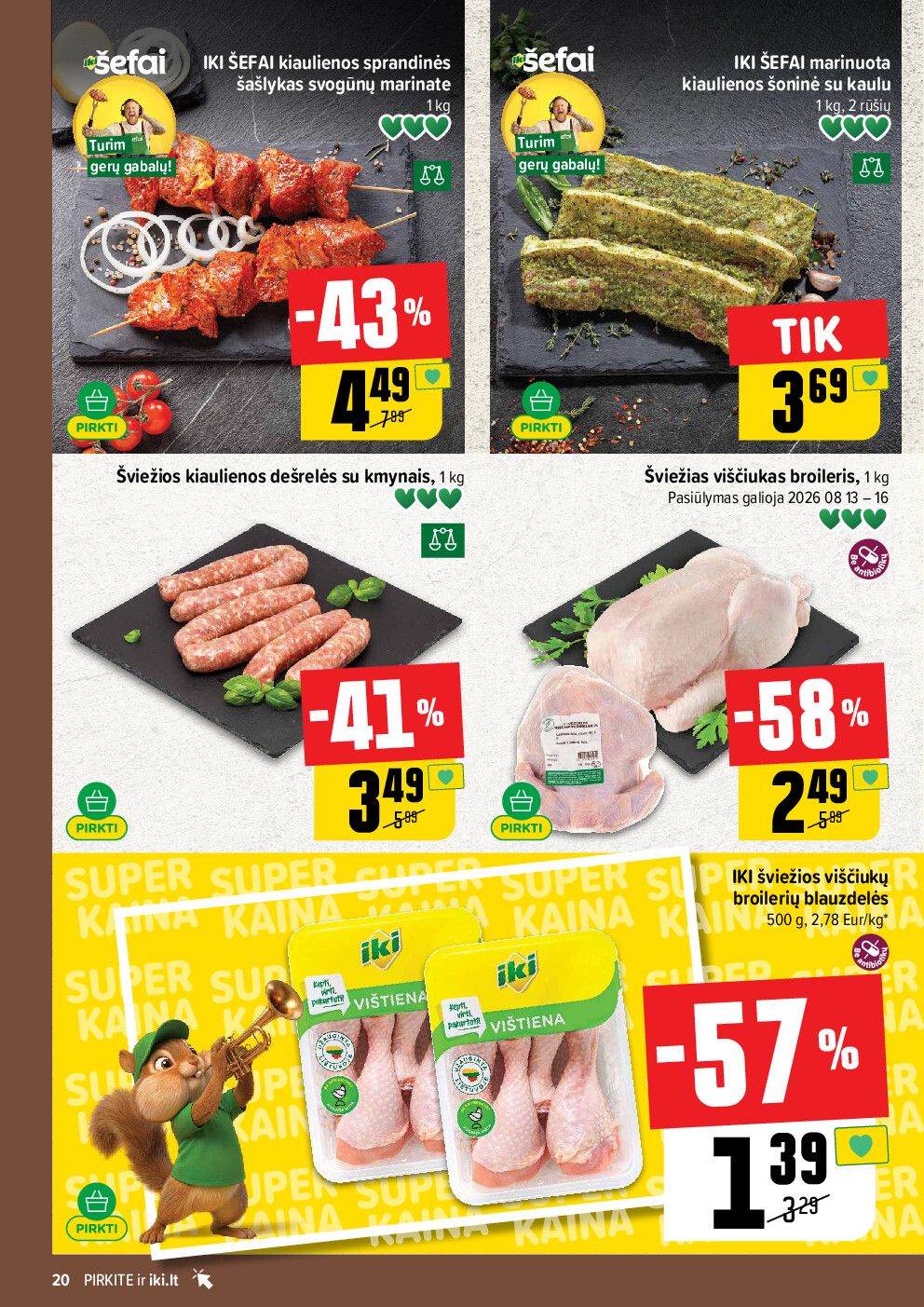 iki - IKI Kainų leidinys Nr. 33 (2026-08-10 - 2026-08-16) - page: 20