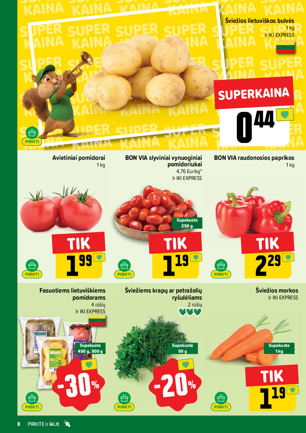 iki - IKI Kainų leidinys Nr. 33 (2026-08-10 - 2026-08-16) - page: 8