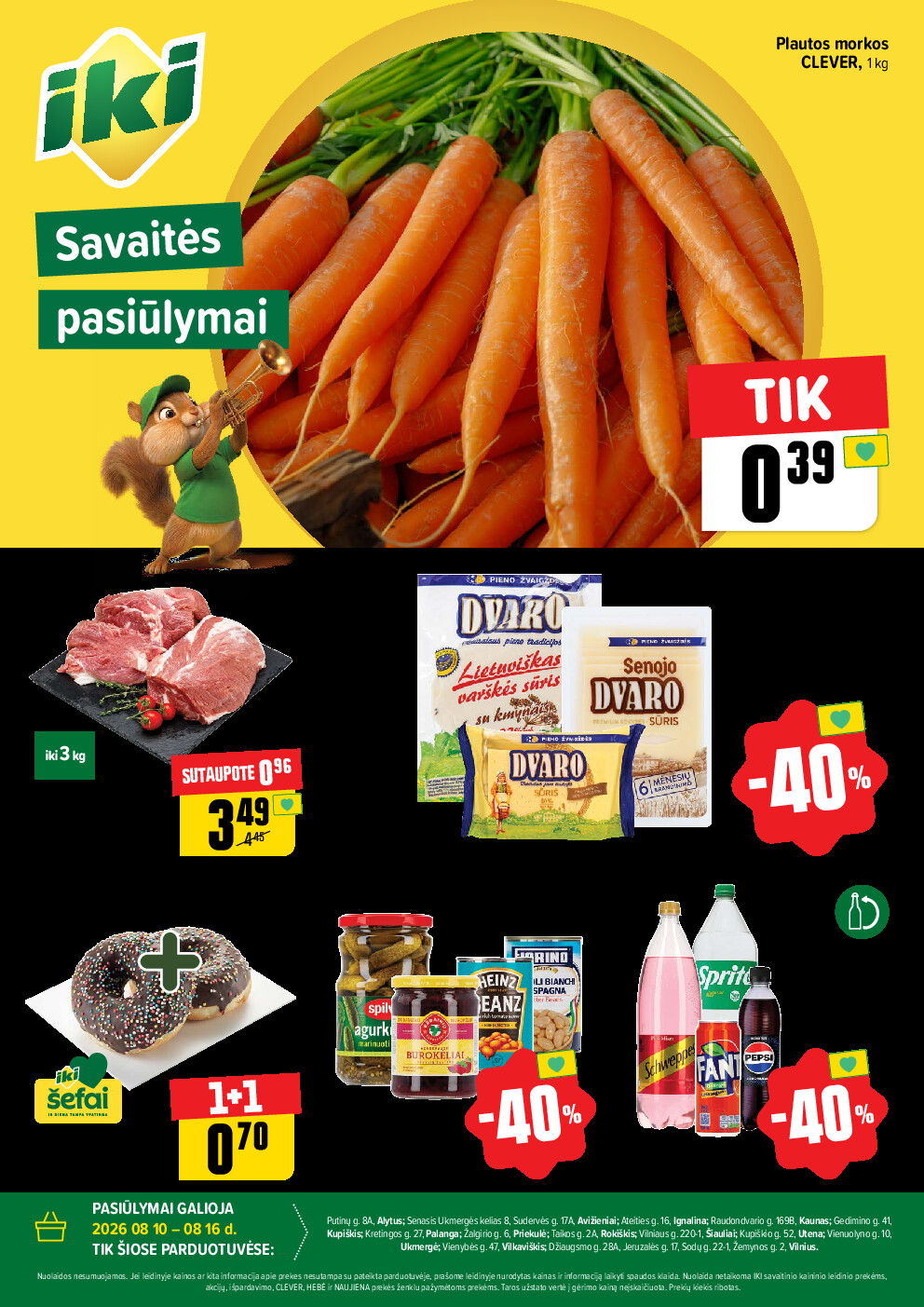 iki - Specialūs pasiūlymai IKI parduotuvės klientams (2026-08-10 - 2026-08-16) - page: 1