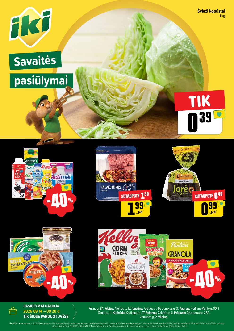 iki - Specialūs pasiūlymai IKI parduotuvės klientams (2026-09-14 - 2026-09-20)