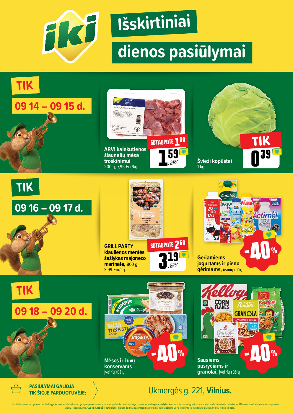iki - Specialūs pasiūlymai IKI Pikas parduotuvės klientams (2026-09-14 - 2026-09-20) - page: 1