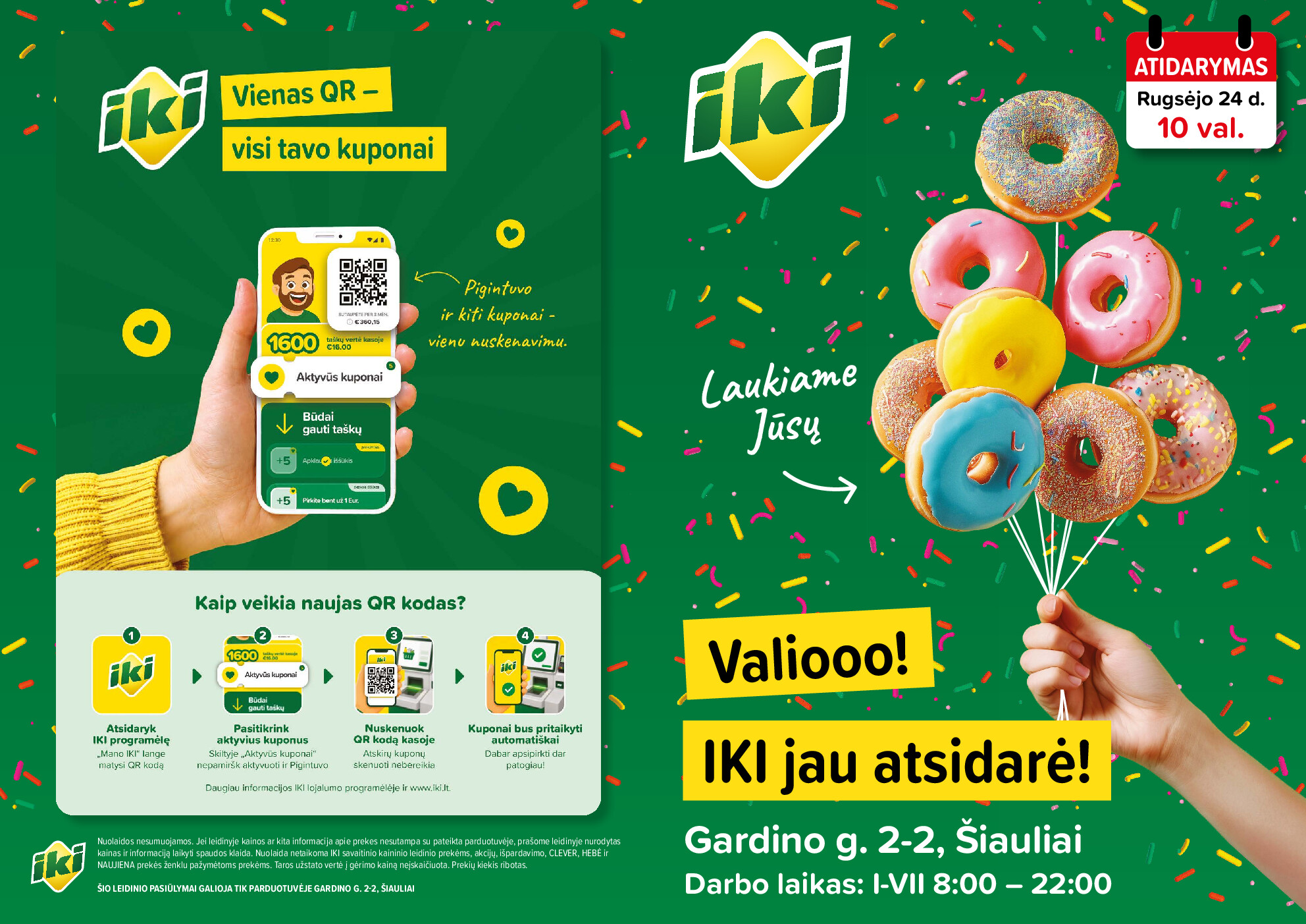 iki - Specialūs pasiūlymai IKI Dainai parduotuvės klientams (2026-09-24 - 2026-09-27) - page: 1