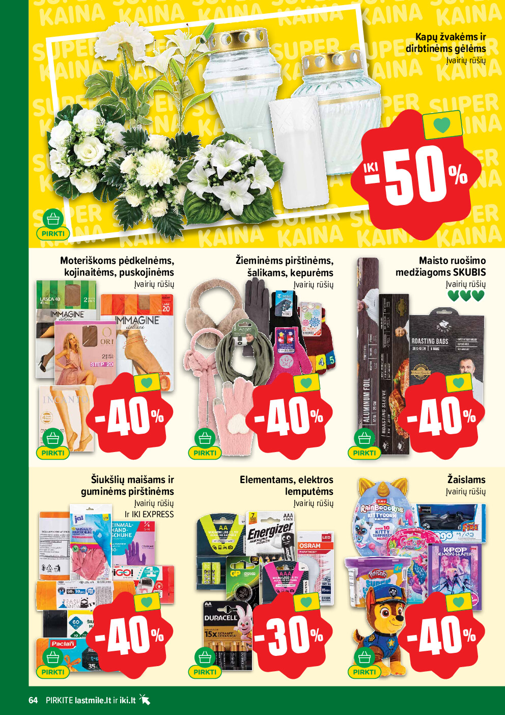 iki - IKI Kainų leidinys Nr. 42 (2026-10-12 - 2026-10-18) - page: 64