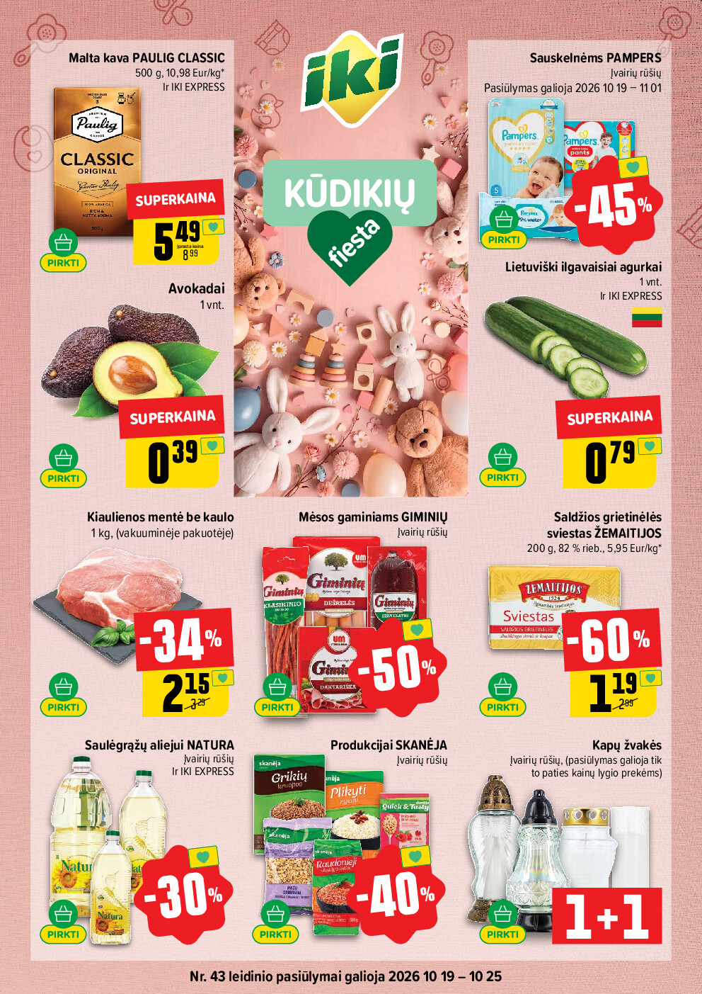 iki - IKI Kainų leidinys Nr. 43 (2026-10-19 - 2026-10-25)