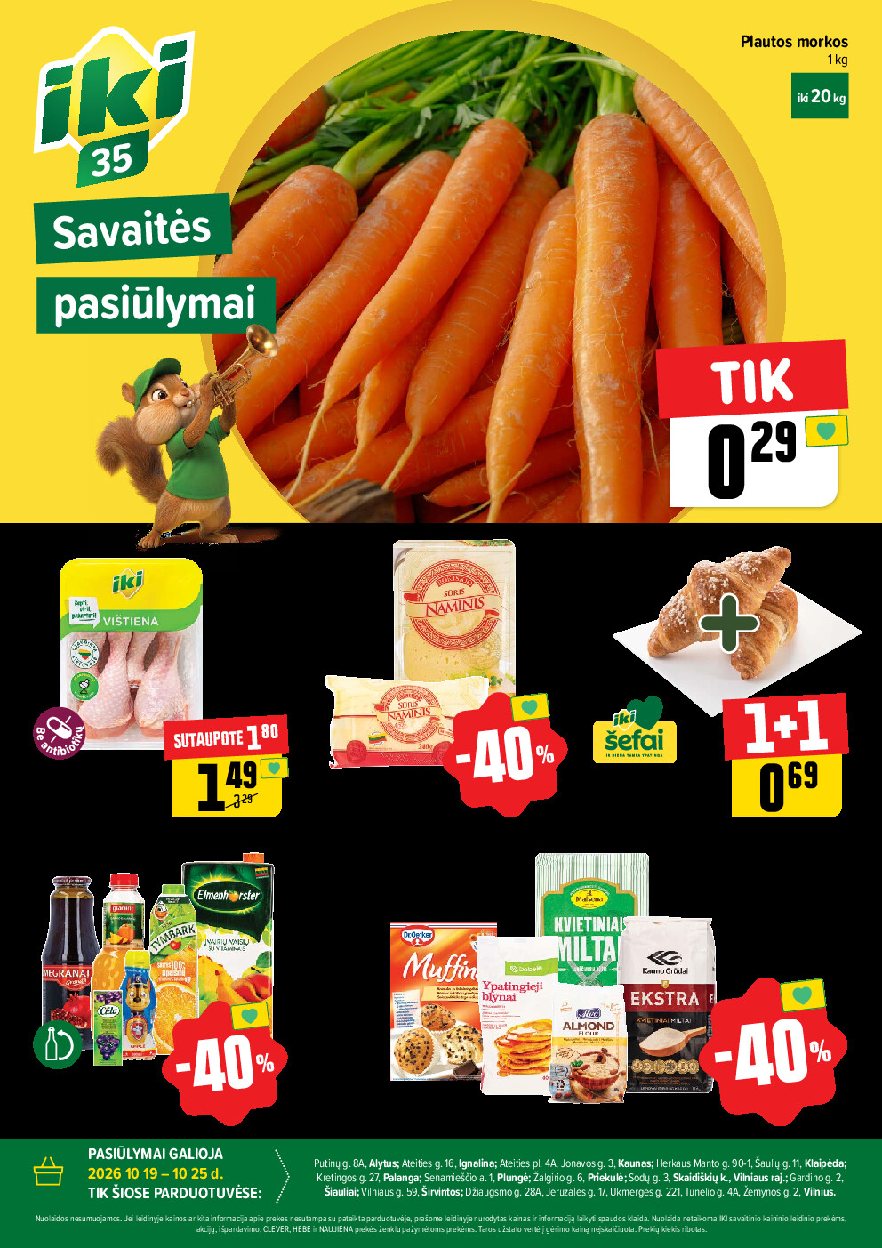 iki - Specialūs pasiūlymai IKI parduotuvės klientams (2026-10-19 - 2026-10-25) - page: 1