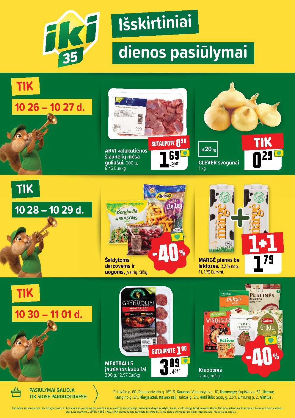iki - Specialūs pasiūlymai IKI parduotuvės klientams (2026-10-26 - 2026-11-01)