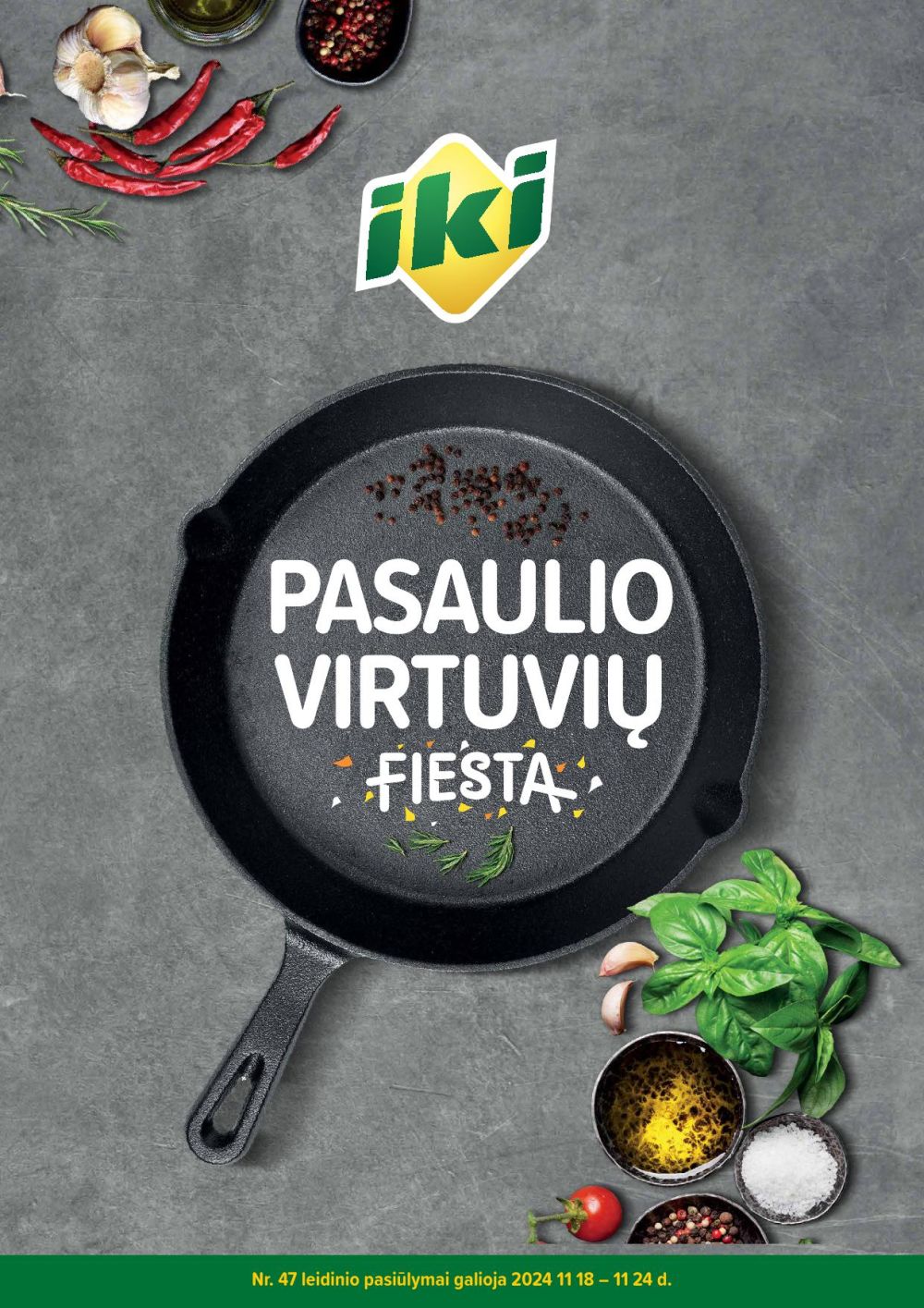 iki - IKI - Pasaulio virtuvių fiesta (2024 11 18 - 2024 11 24)