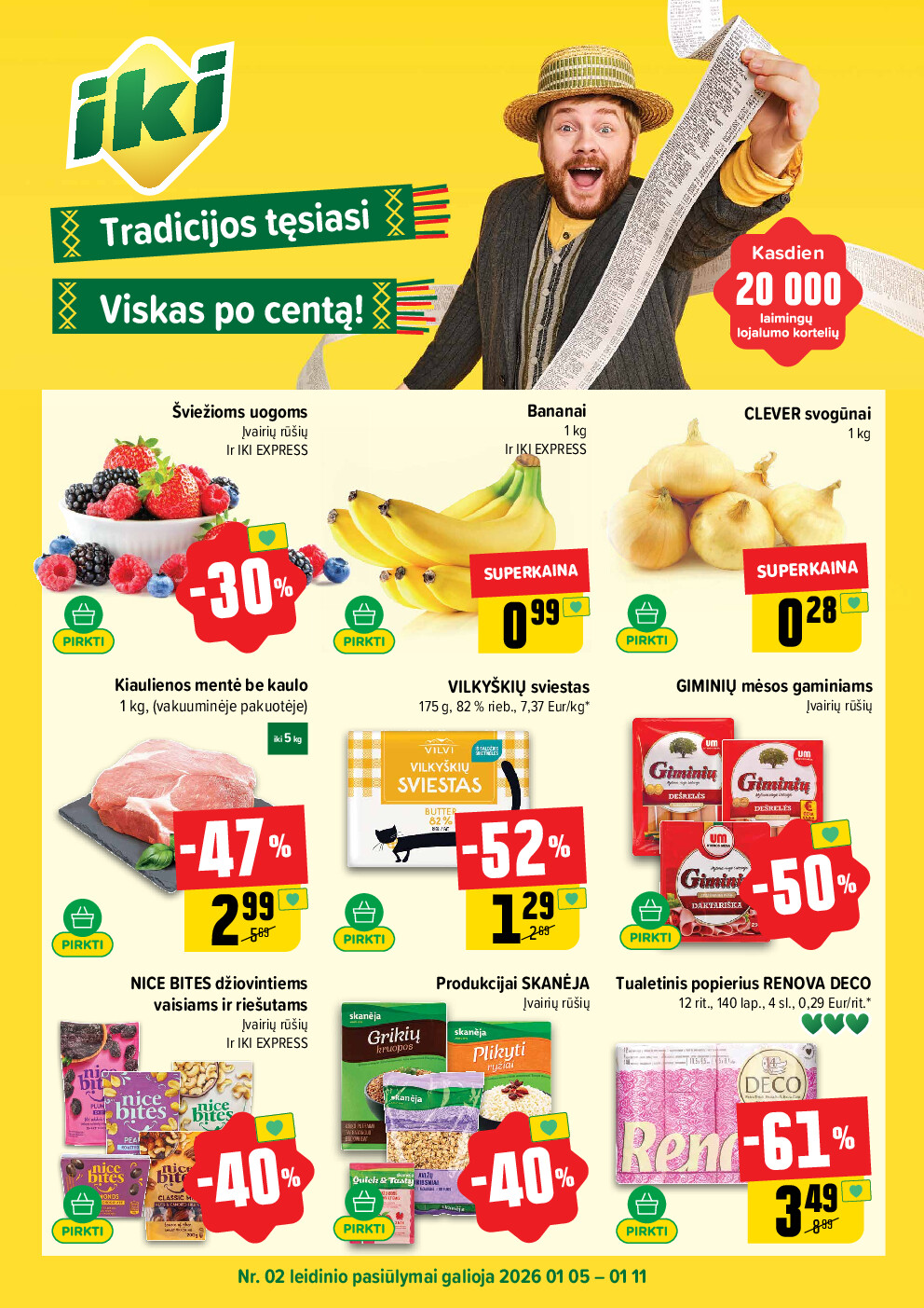 iki - IKI Kaininis leidinys Nr. 02 (2026-01-05 - 2026-01-11)