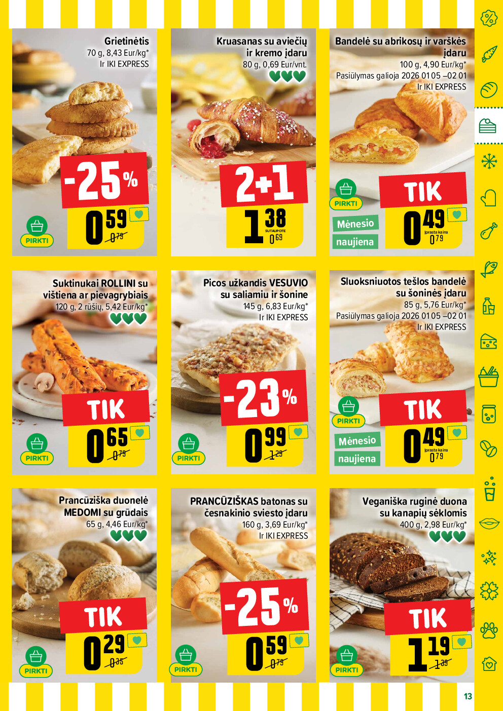 iki - IKI Kaininis leidinys Nr. 02 (2026-01-05 - 2026-01-11) - page: 13