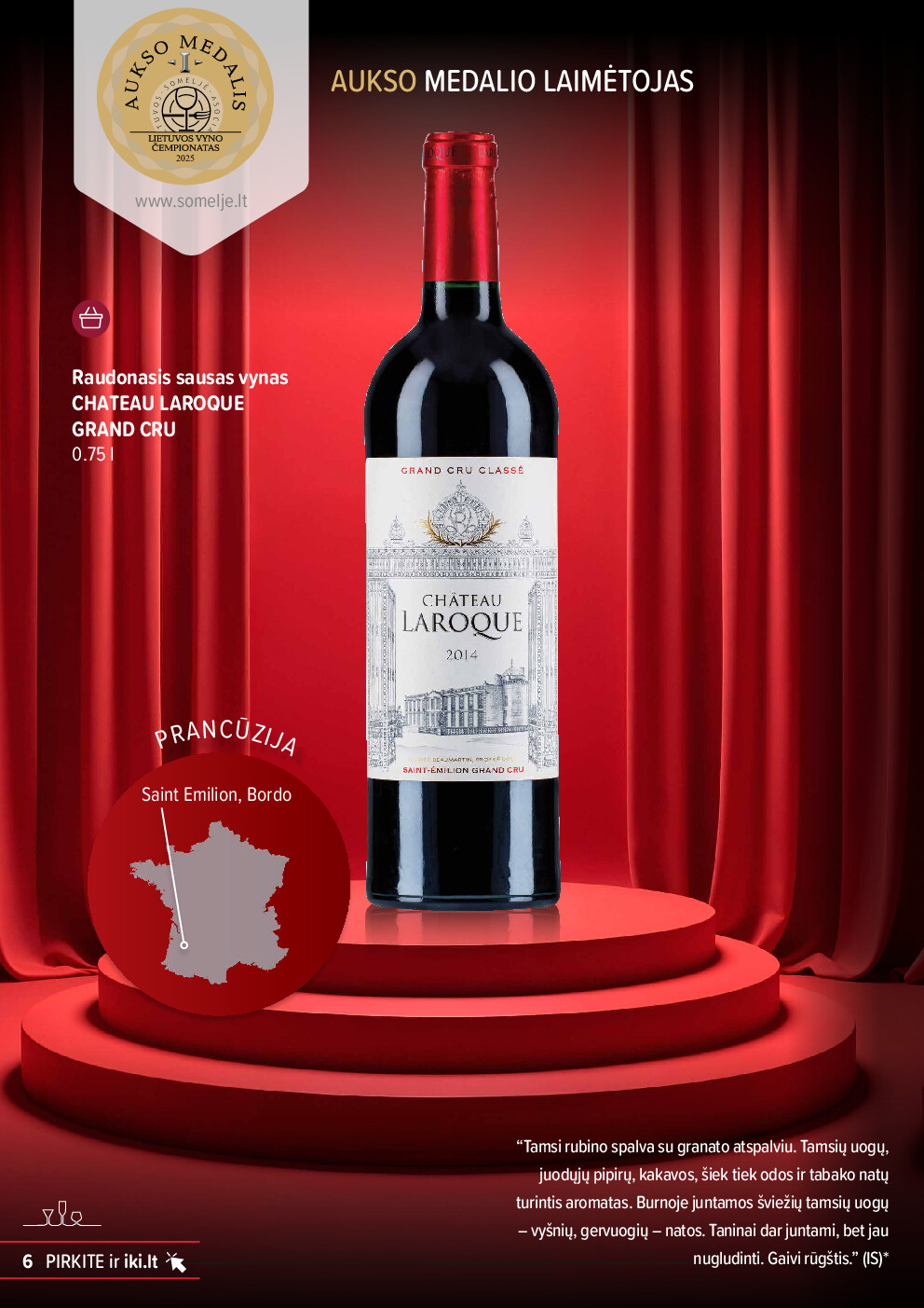 iki - IKI apdovanotų vynų ir šampanų kolekcija 2025 - page: 6