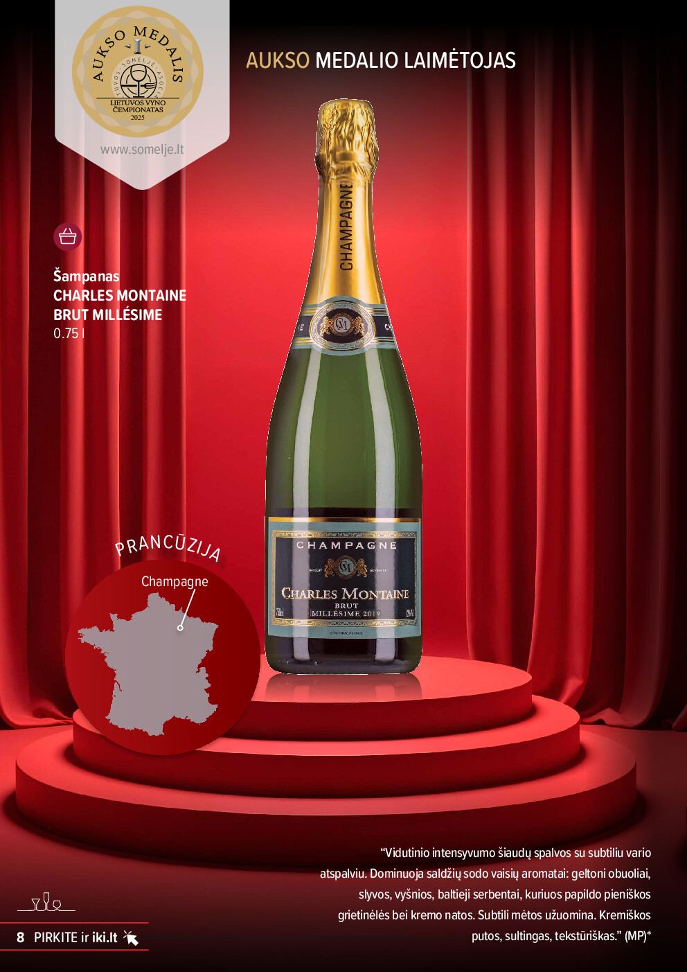 iki - IKI apdovanotų vynų ir šampanų kolekcija 2025 - page: 8
