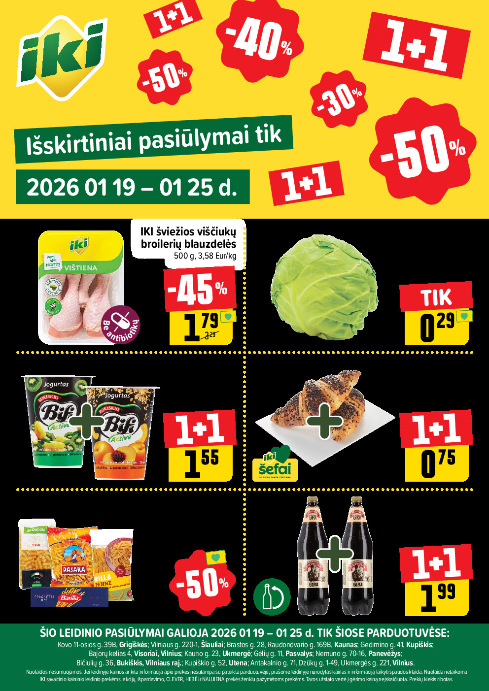 iki - Specialūs pasiūlymai IKI parduotuvės klientams (2026-01-19 - 2026-01-25)