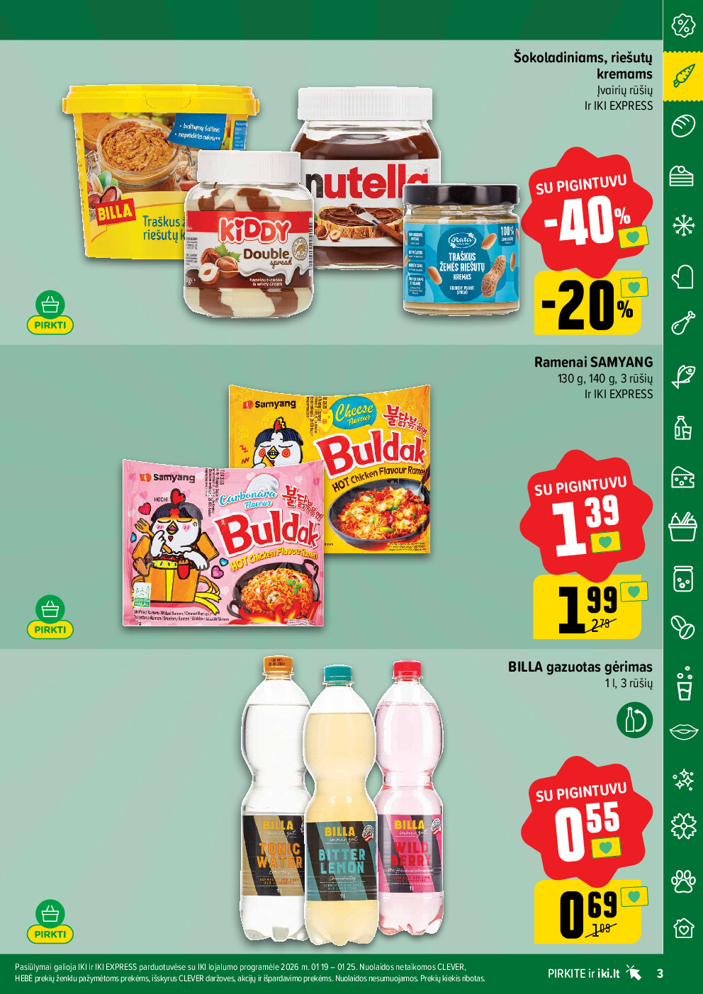 iki - PIGINTUVO pasiūlymai Nr. 04 (2026-01-19 - 2026-01-25) - page: 3