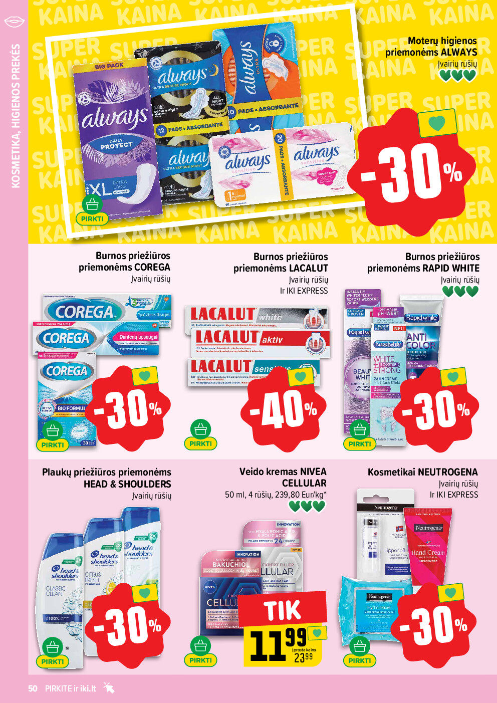 iki - IKI Kaininis leidinys Nr. 04 (2026-01-19 - 2026-01-25) - page: 50