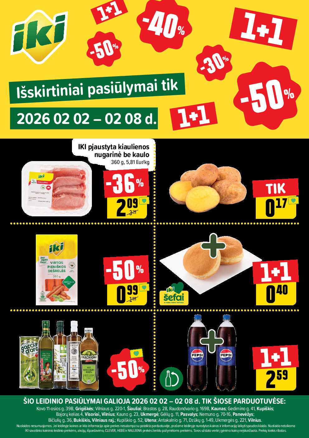 iki - Specialūs pasiūlymai IKI parduotuvės klientams (2026-02-02 - 2026-02-08)