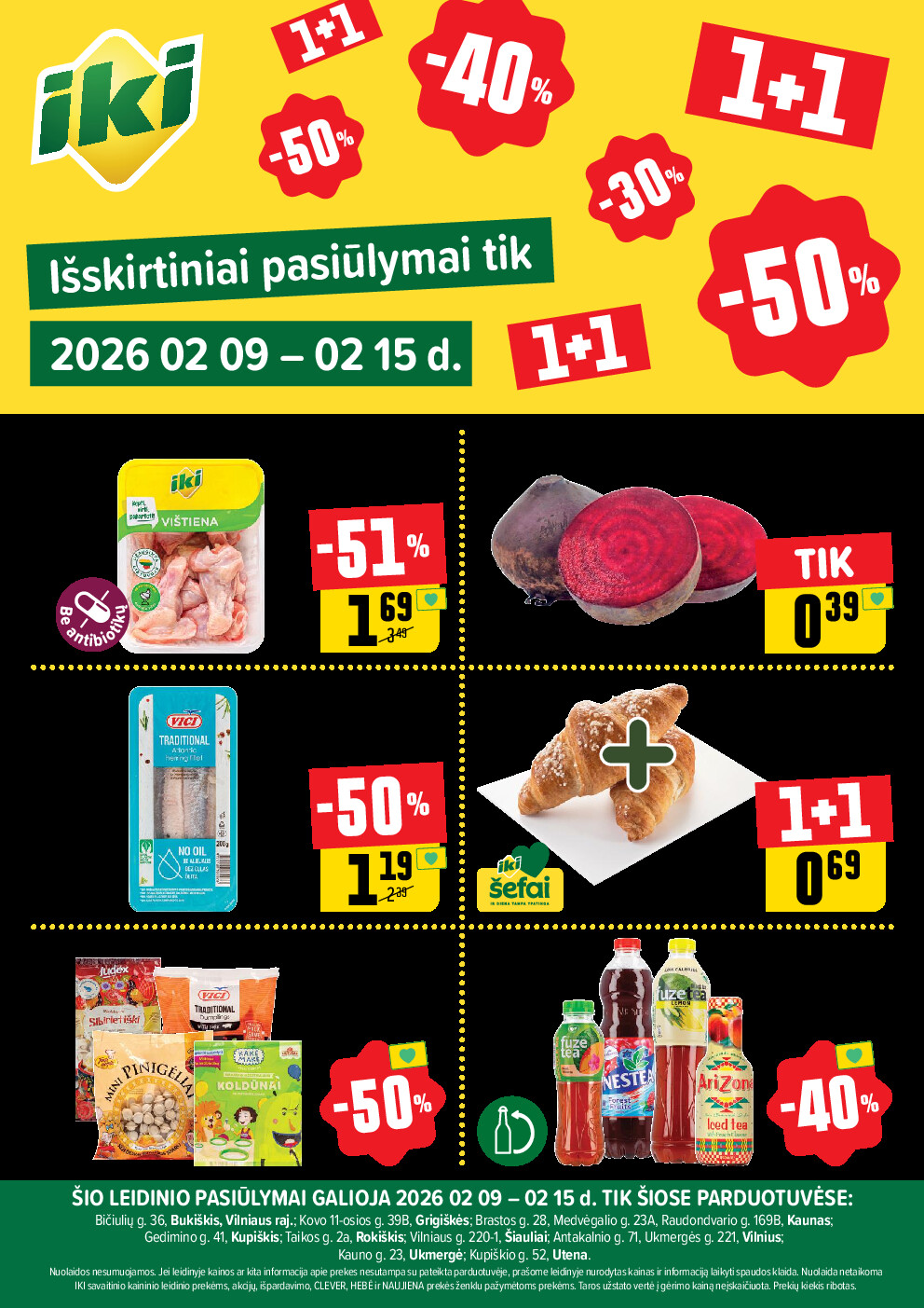 iki - Specialūs pasiūlymai IKI parduotuvės klientams (2026-02-09 - 2026-02-15)