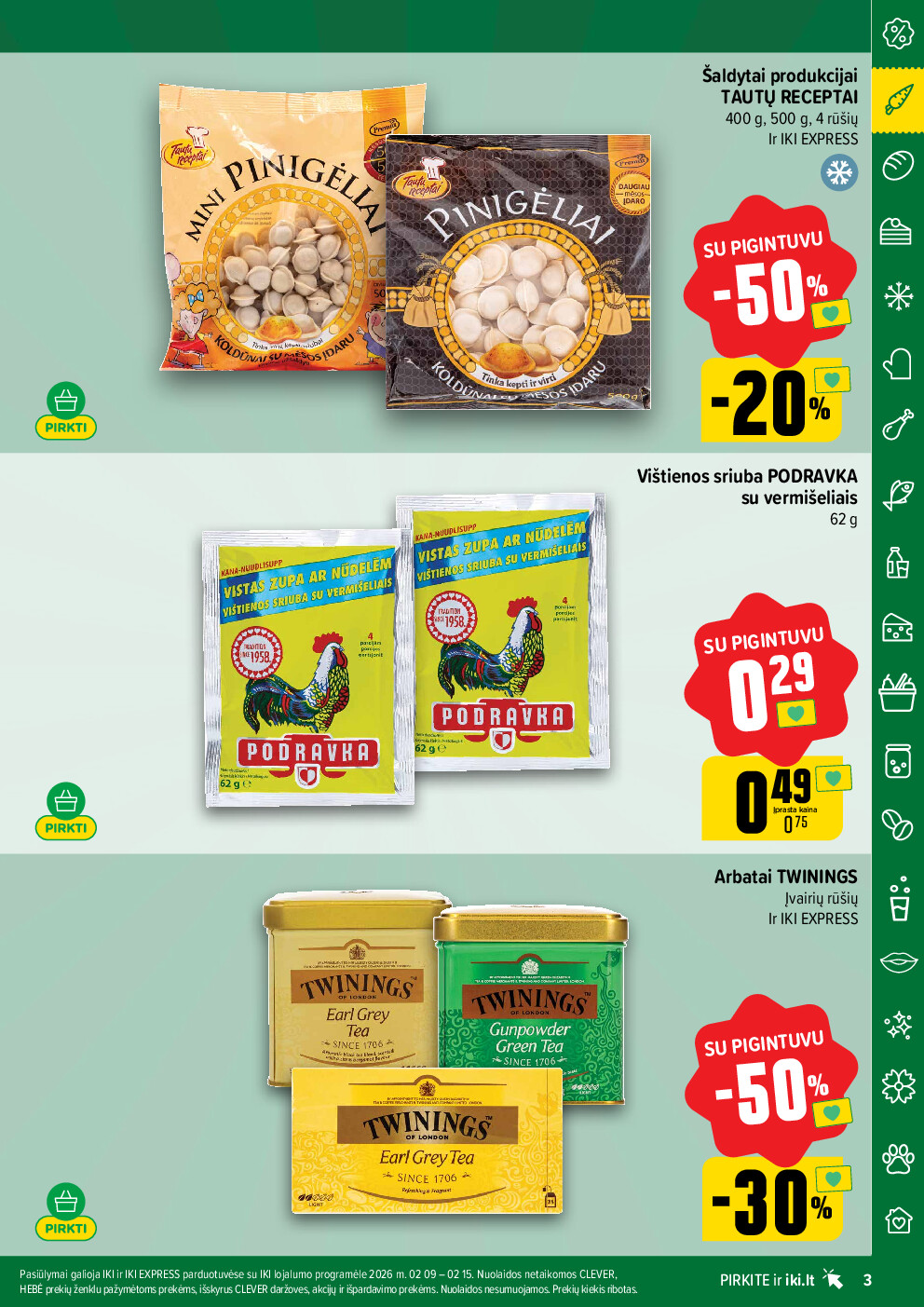 iki - PIGINTUVO pasiūlymai Nr. 07 (2026-02-09 - 2026-02-15) - page: 3