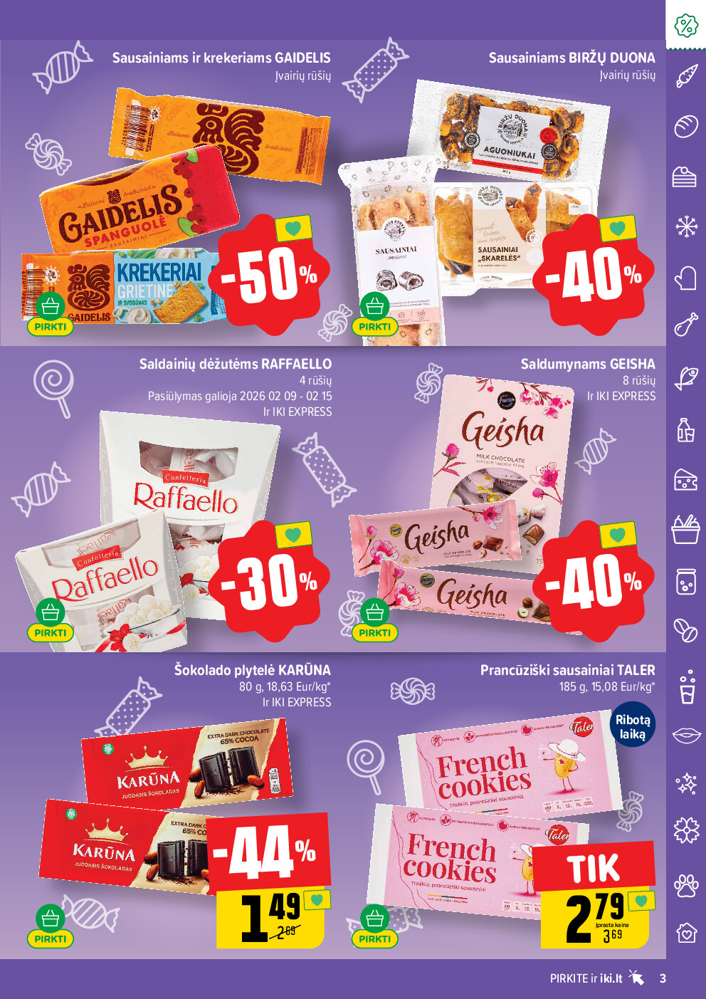 iki - IKI Kaininis leidinys Nr. 07 (2026-02-09 - 2026-02-15) - page: 3