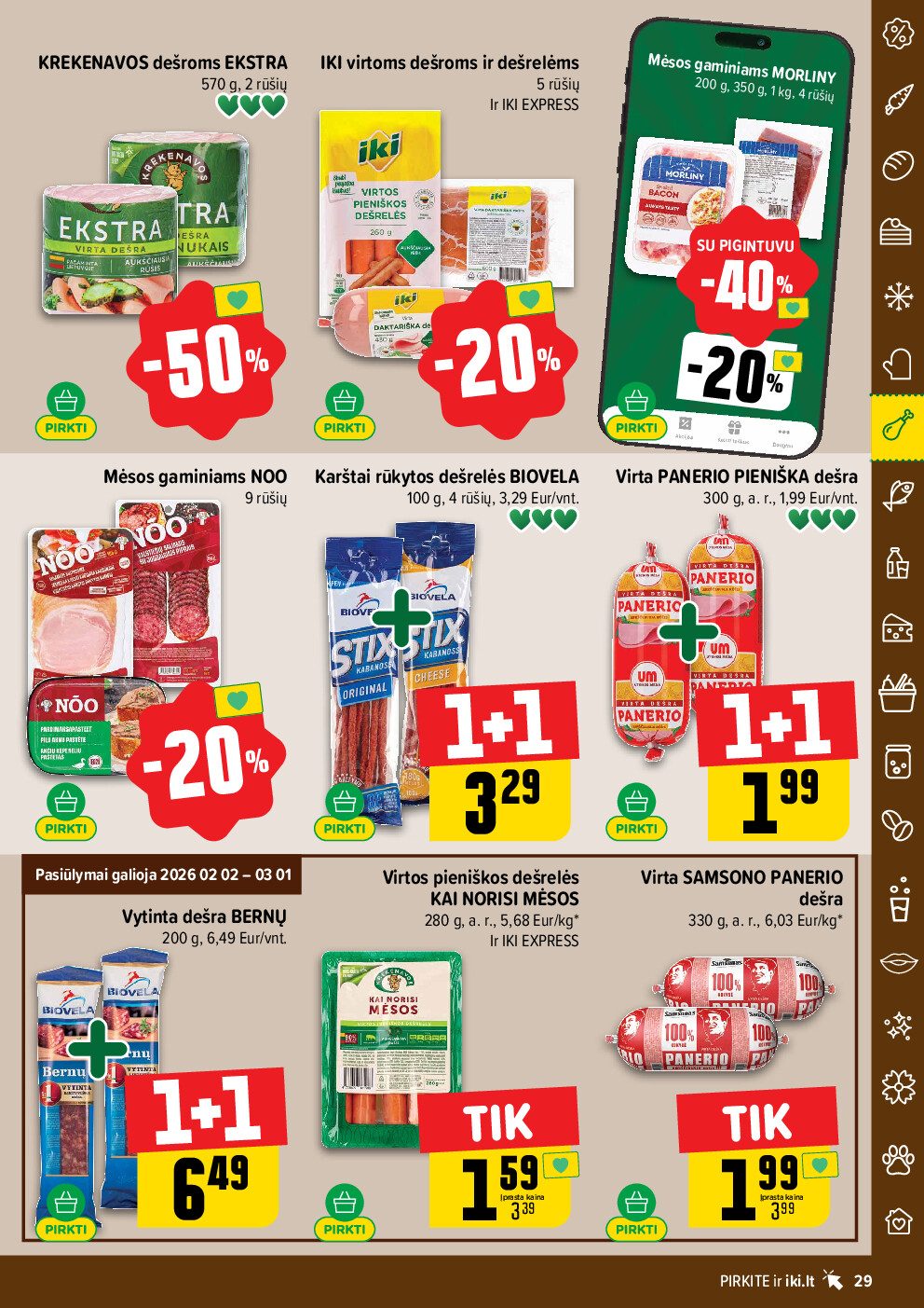 iki - IKI Kaininis leidinys Nr. 07 (2026-02-09 - 2026-02-15) - page: 29