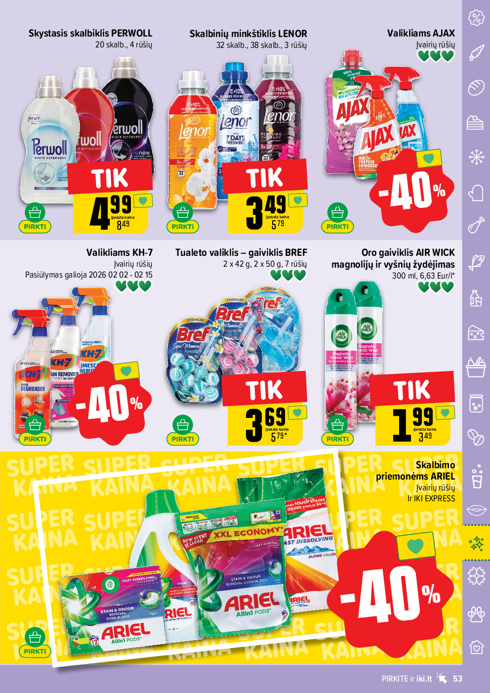 iki - IKI Kaininis leidinys Nr. 07 (2026-02-09 - 2026-02-15) - page: 53