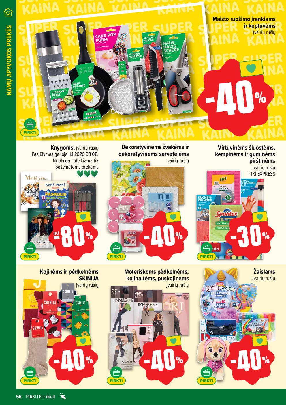 iki - IKI Kaininis leidinys Nr. 07 (2026-02-09 - 2026-02-15) - page: 56