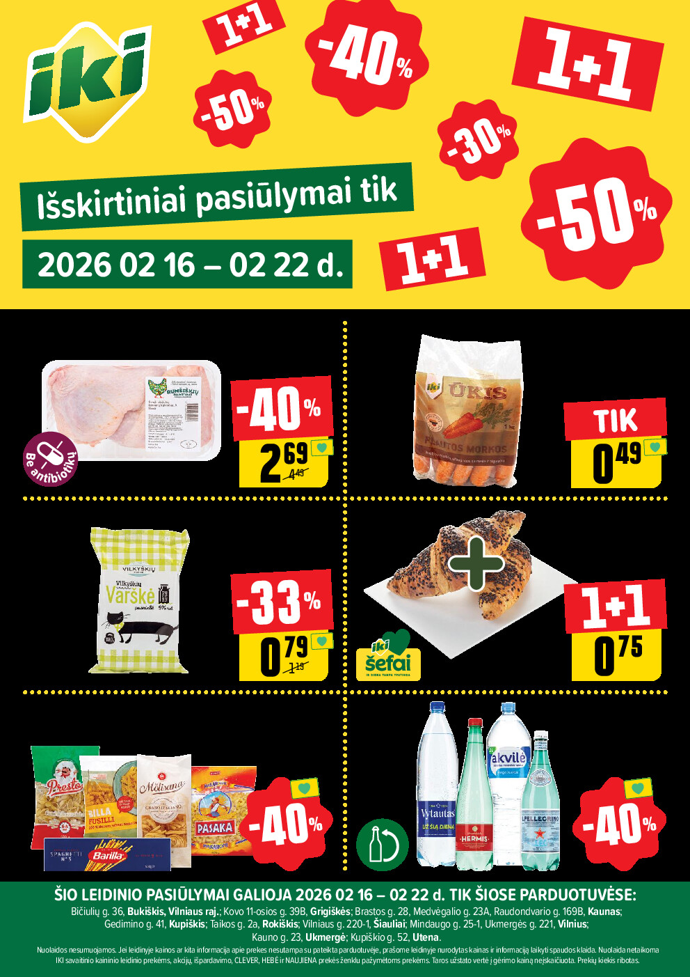 iki - Specialūs pasiūlymai IKI parduotuvės klientams (2026-02-16 - 2026-02-22)