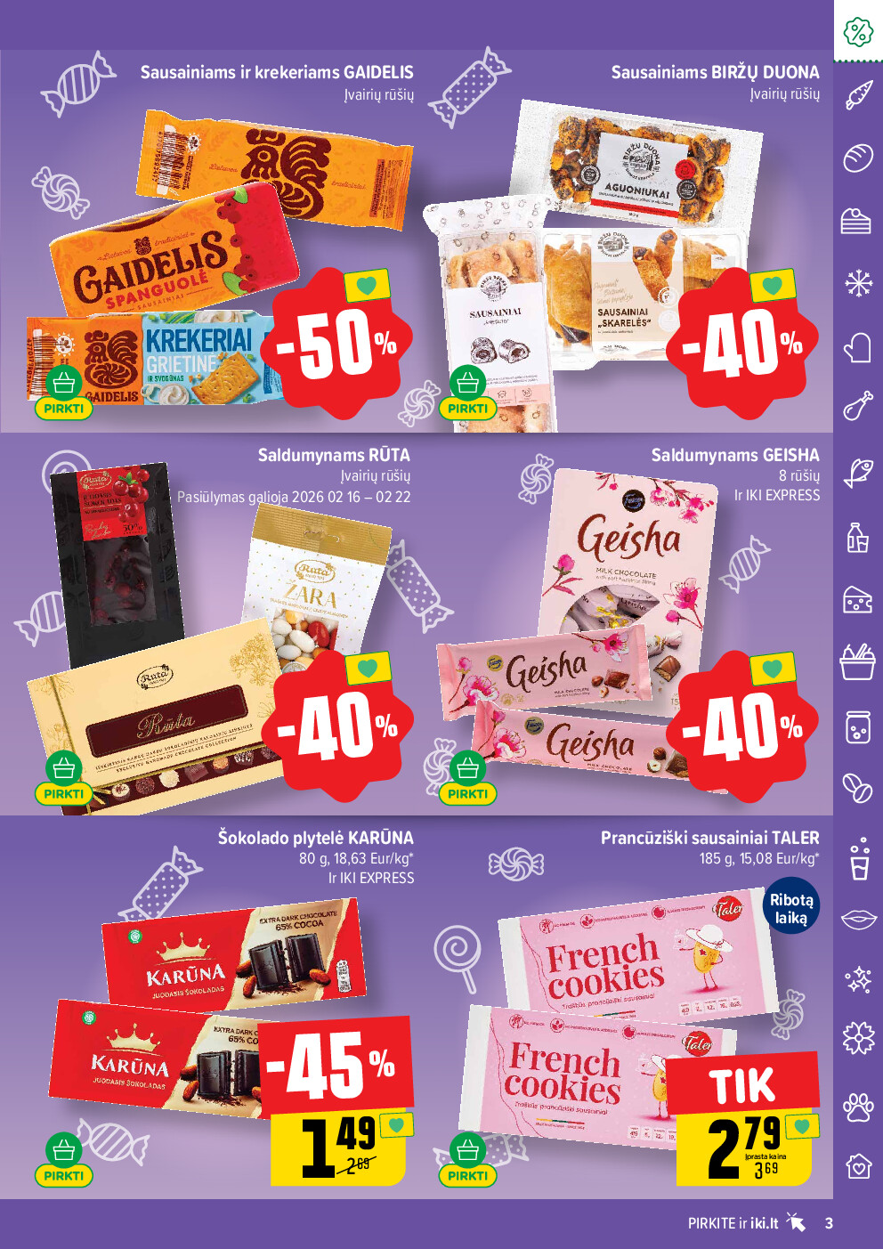 iki - IKI Kaininis leidinys Nr. 08 (2026-02-16 - 2026-02-22) - page: 3