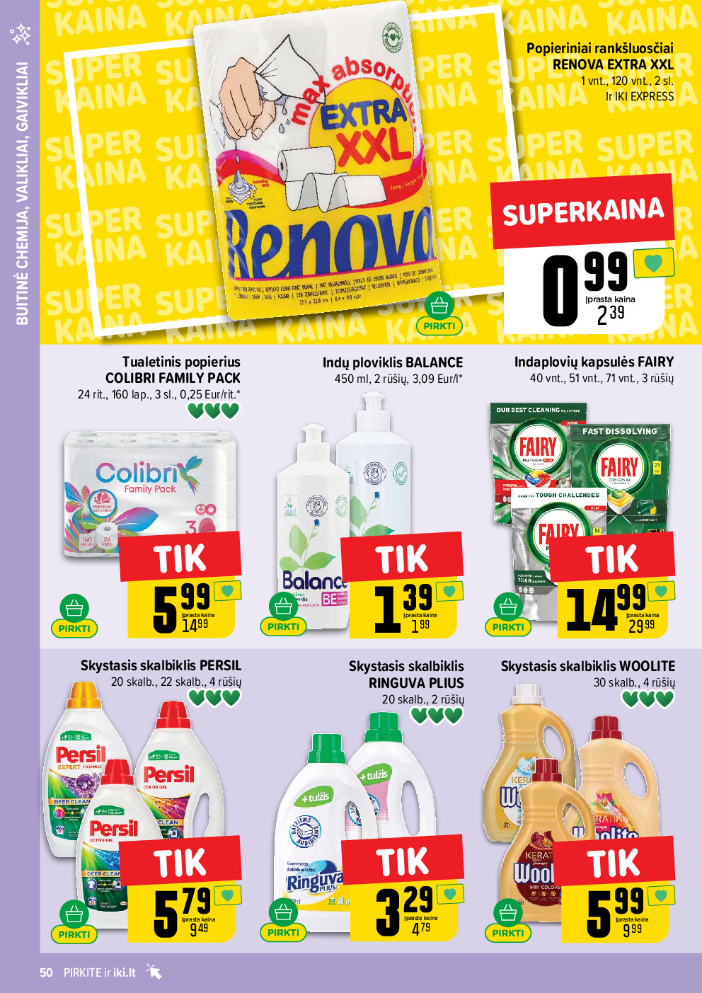 iki - IKI Kaininis leidinys Nr. 08 (2026-02-16 - 2026-02-22) - page: 50