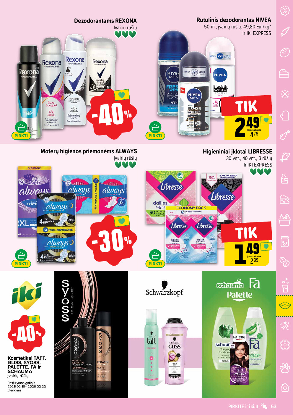 iki - IKI Kaininis leidinys Nr. 08 (2026-02-16 - 2026-02-22) - page: 53