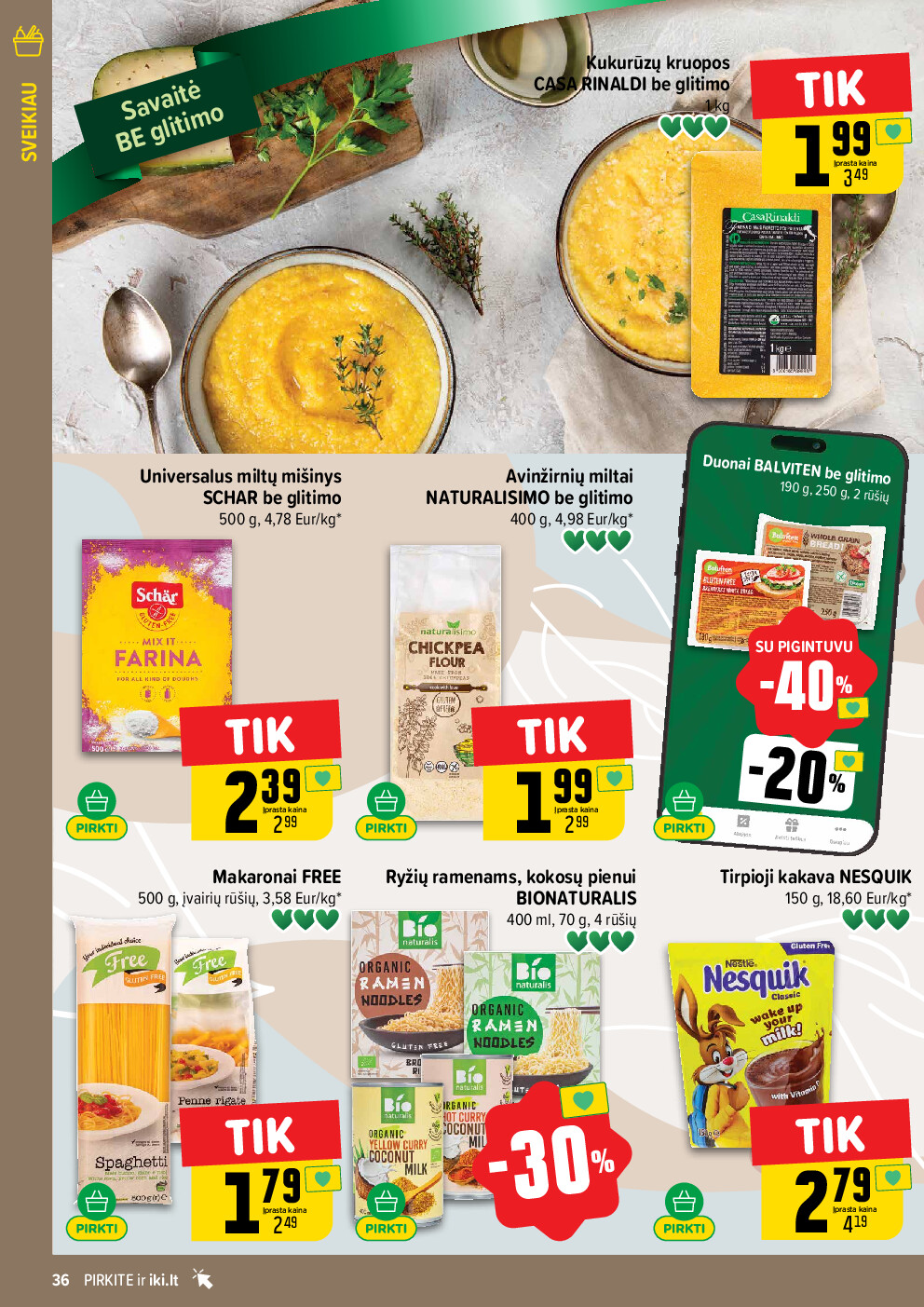 iki - IKI Kaininis leidinys Nr. 09 (2026-02-23 - 2026-03-01) - page: 36