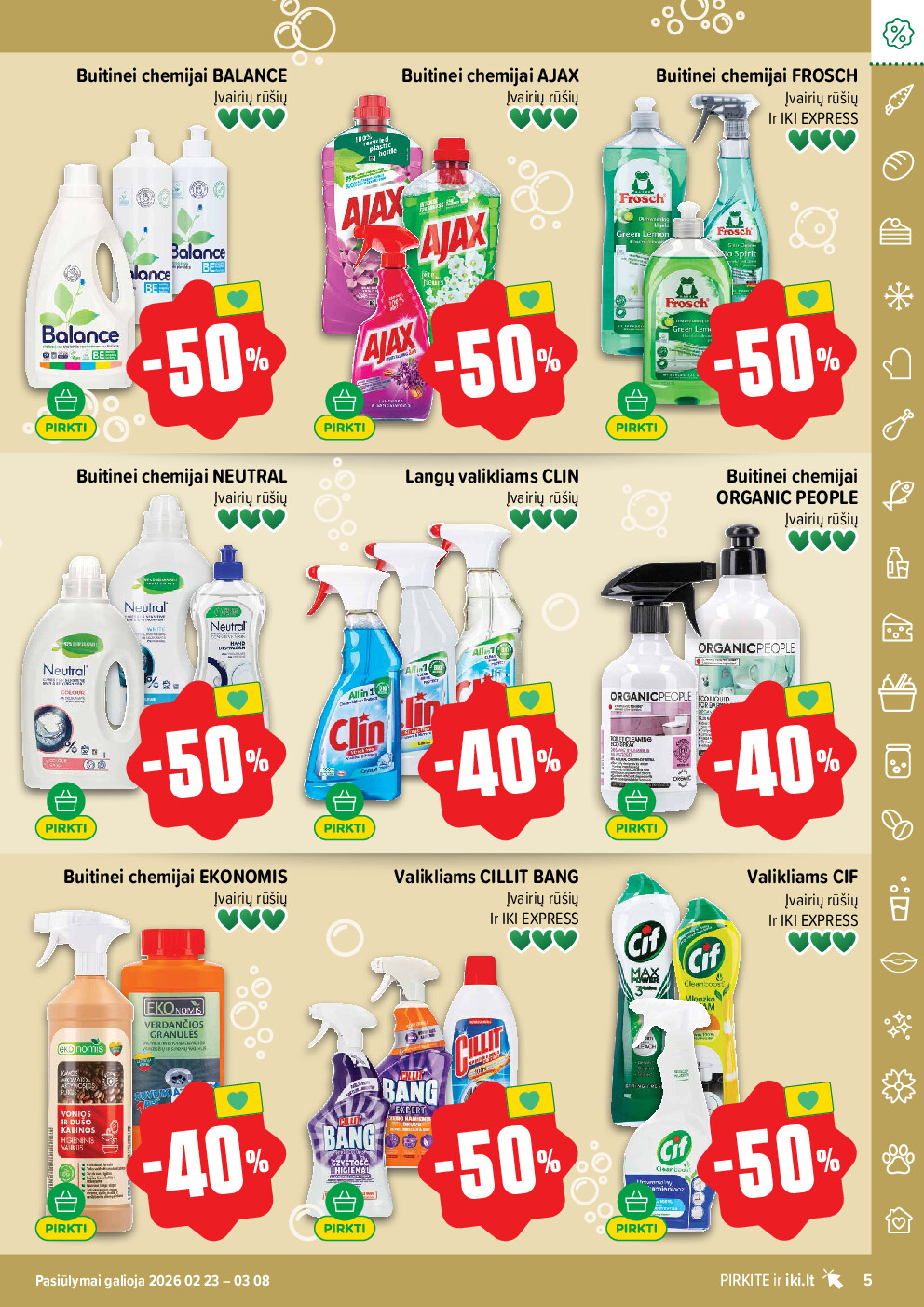 iki - IKI Kaininis leidinys Nr. 09 (2026-02-23 - 2026-03-01) - page: 5