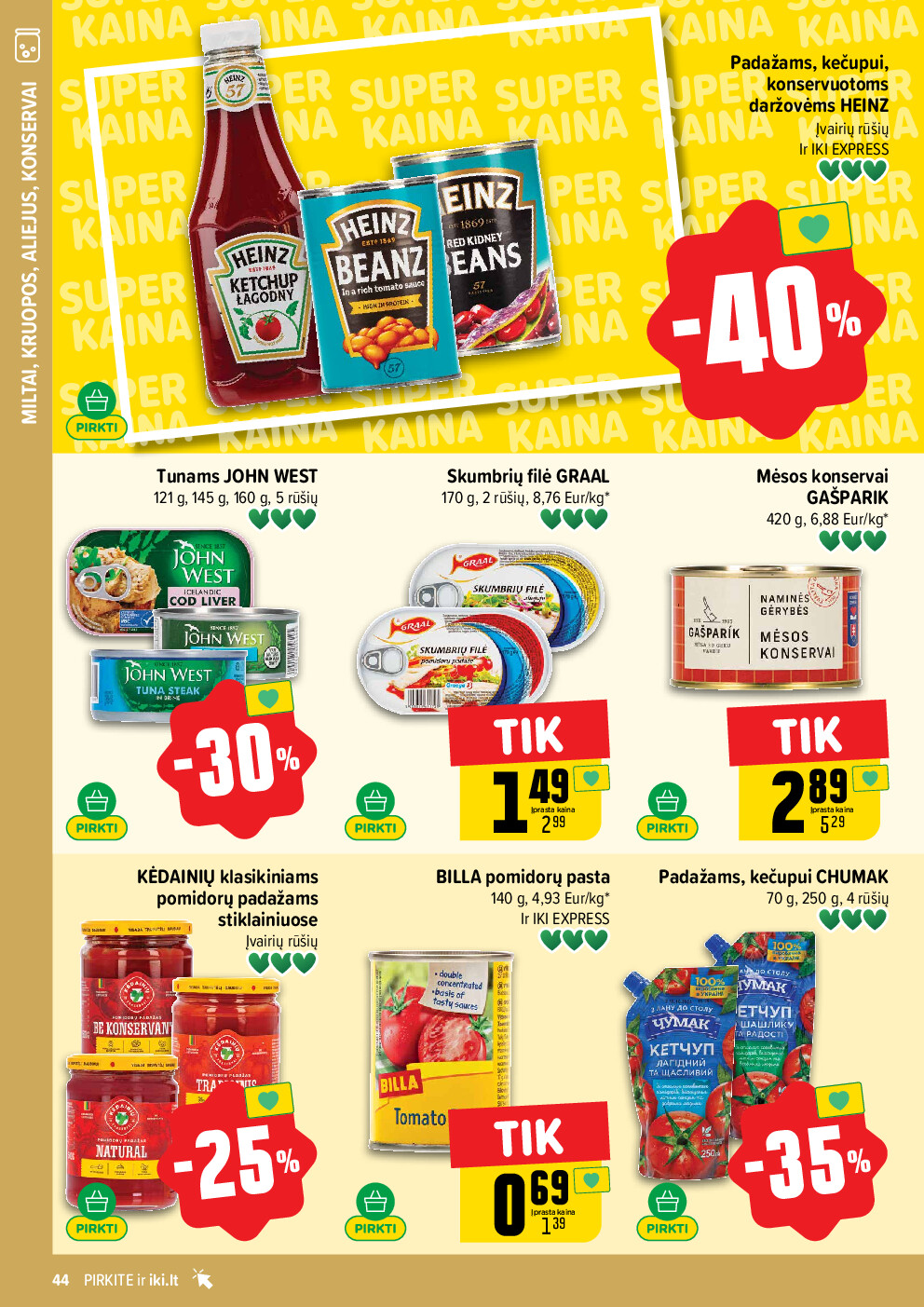 iki - IKI Kaininis leidinys Nr. 09 (2026-02-23 - 2026-03-01) - page: 44