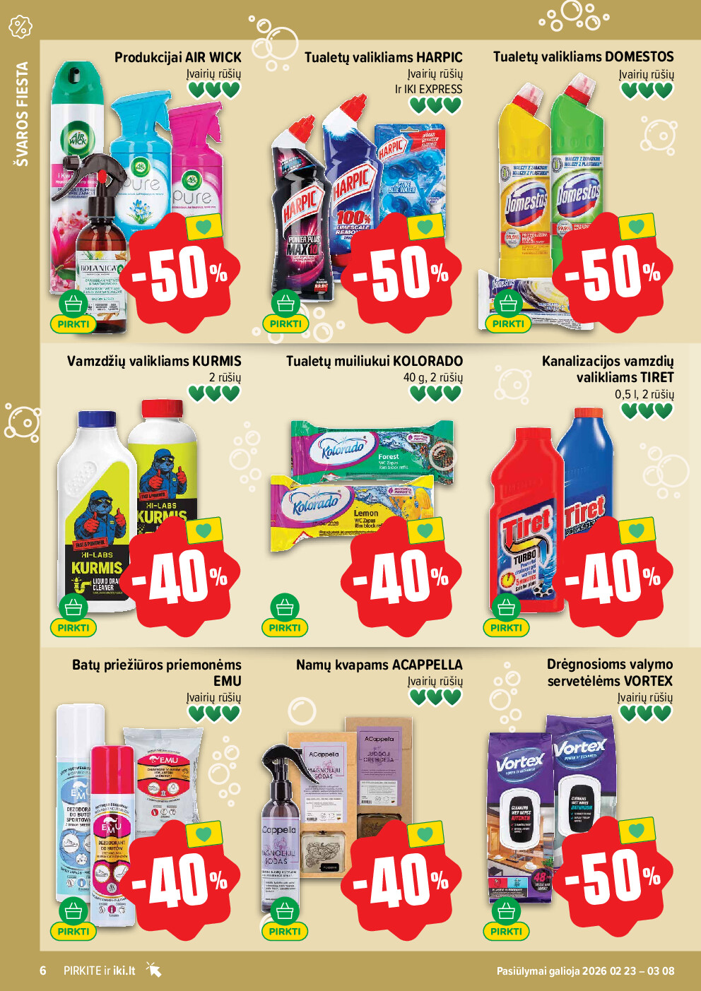 iki - IKI Kaininis leidinys Nr. 09 (2026-02-23 - 2026-03-01) - page: 6