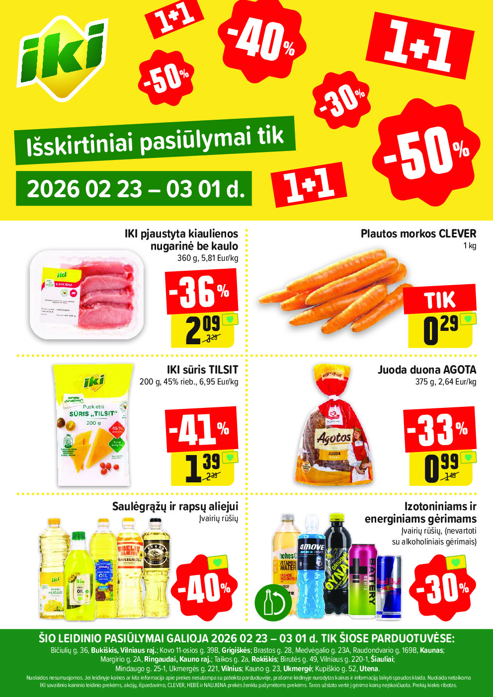 iki - Specialūs pasiūlymai IKI parduotuvės klientams (2026-02-23 - 2026-03-01)