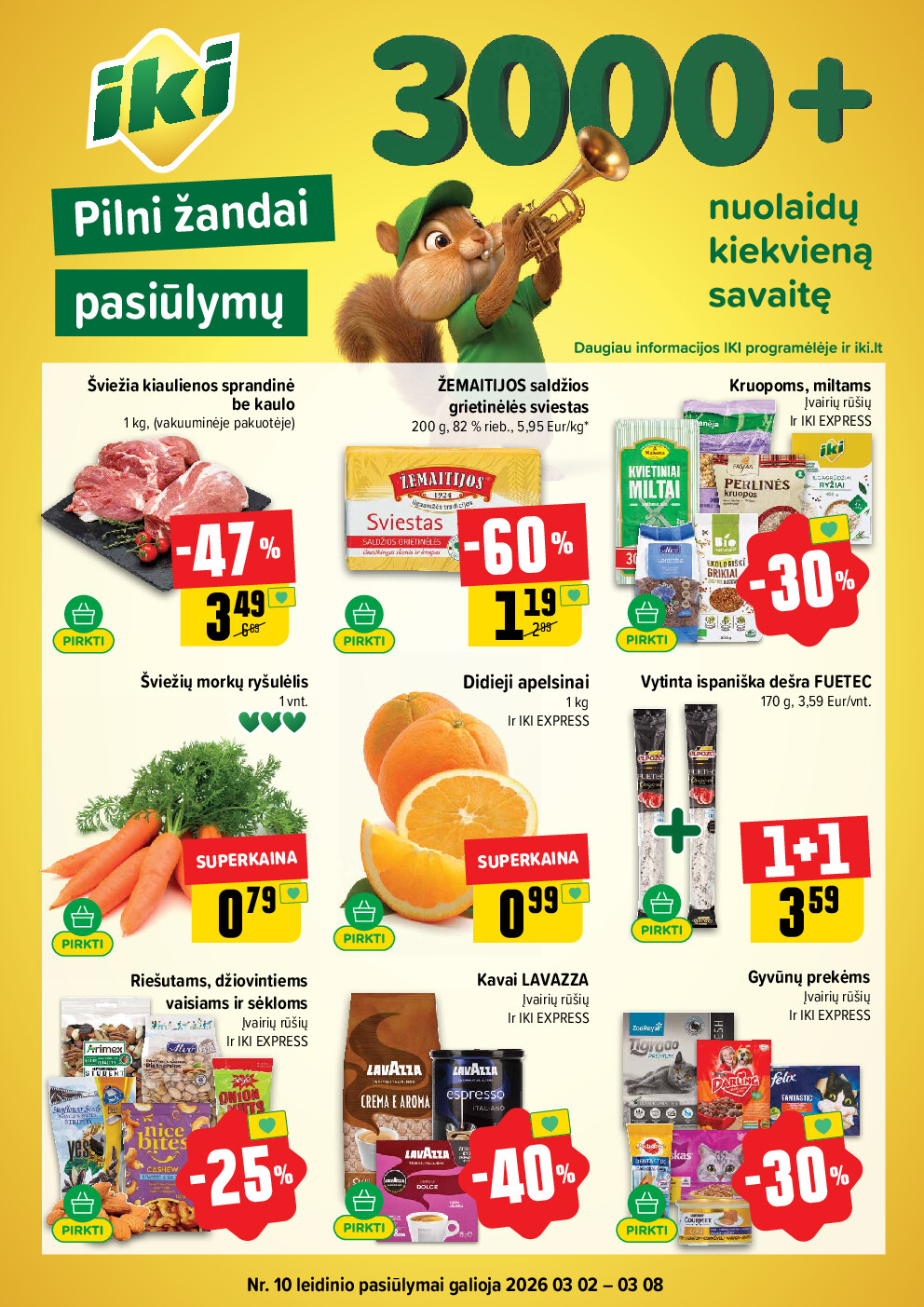 iki - IKI Kaininis leidinys Nr. 10 (2026-03-02 - 2026-03-08)